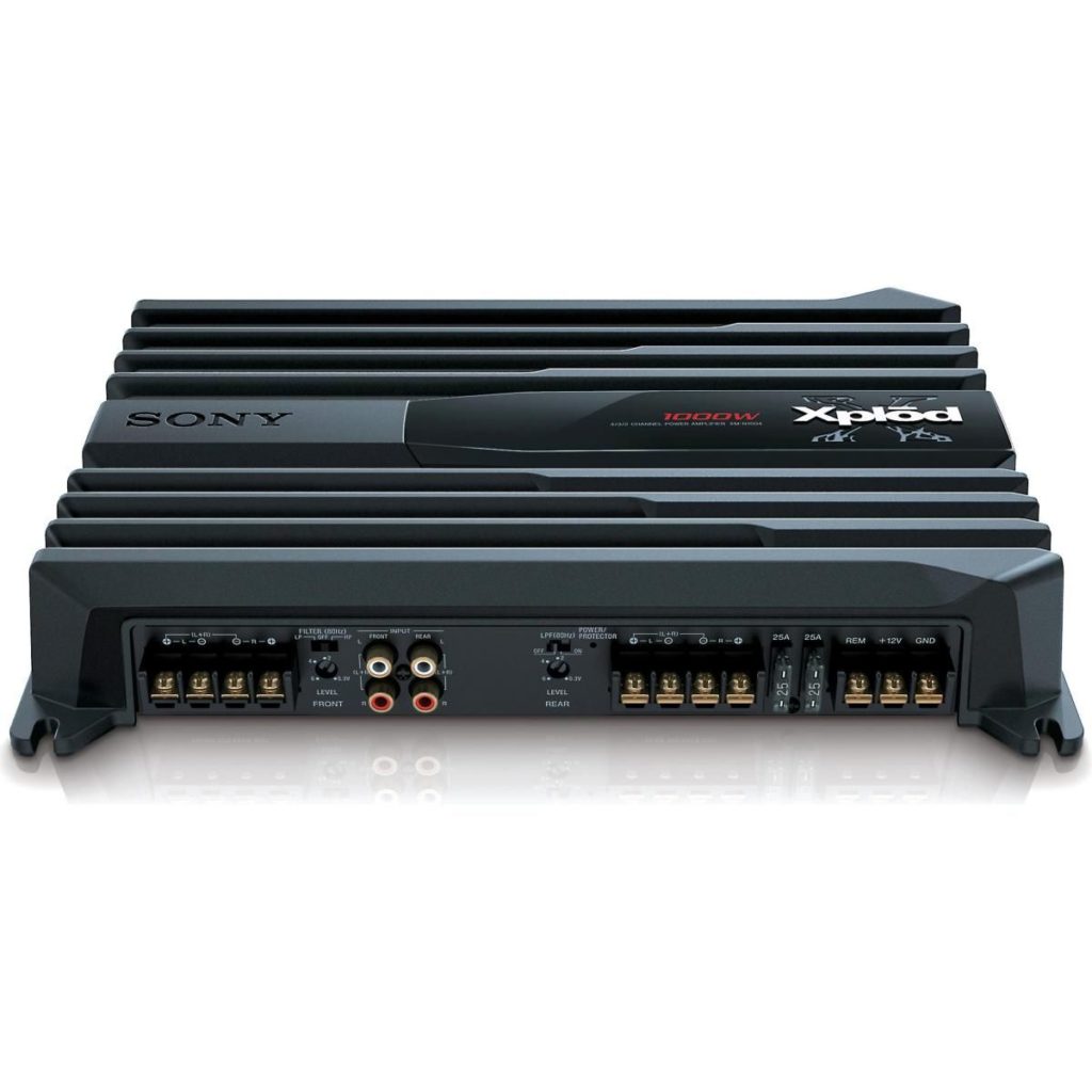 A reliable member of the best four channel car amplifiers' world, from SONY