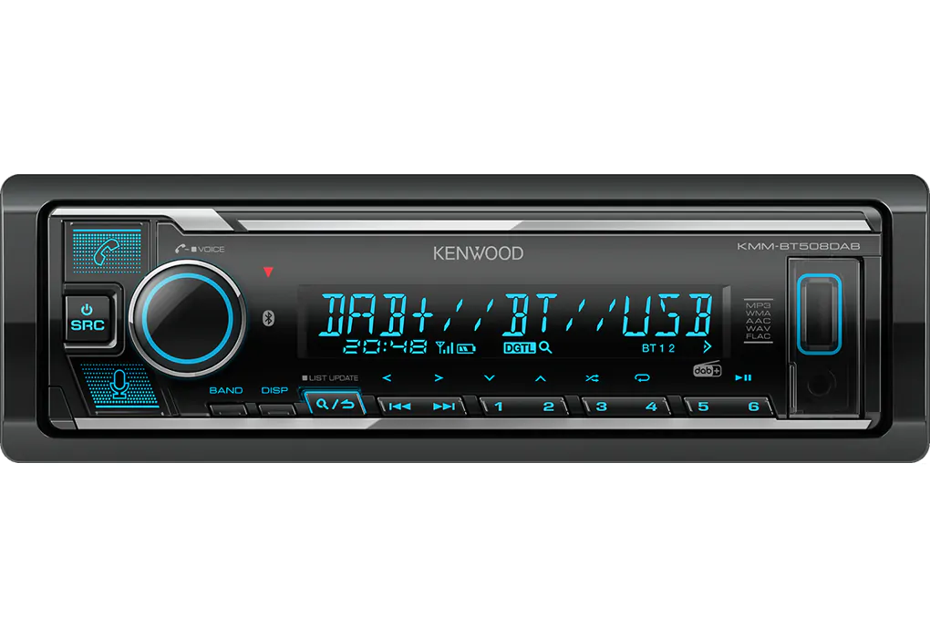 Kenwood make stunning head units. some of the the best single-DIN head units.